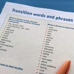 Transitional Words & Phrases